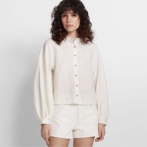 Club Monaco dolman puff sleeve top